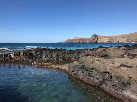 Natural Pool in Agaete Gran Canaria Canary Islands Spain