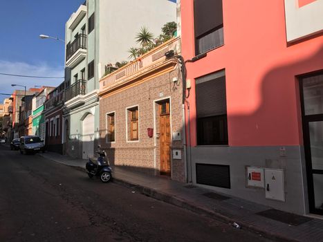 Street in the neighbourhood El confital in Las Palmas Gran Canaria