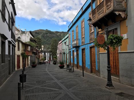 Street in the old town of Teror Gran Canaria