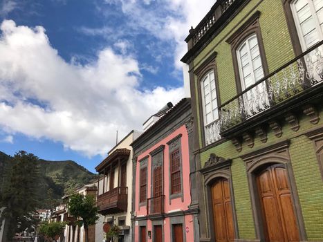 Architecture old town of Teror Gran Canaria