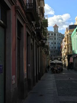 Street in the old town of Las Palmas Gran Canaria