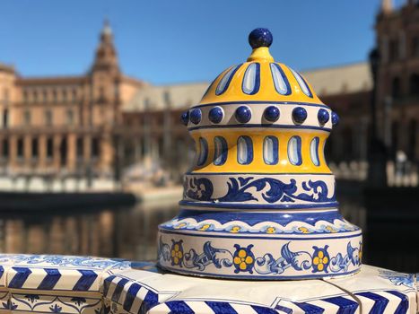 Plaza de Espana in Seville Spain