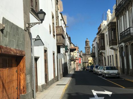 In the streets of Las Palmas Gran Canaria Canary Islands Spain