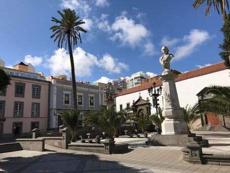 Plaza de san francisco in Las Palmas Gran Canaria Canary Islands