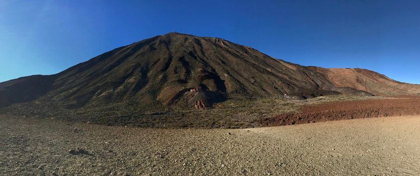 Panorama from Mount Teide a volcano on Tenerife in the Canary Islands