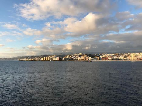 Skyline from Las Palmas Gran Canaria Canary islands