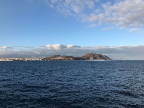 Gran Canaria seen from sea