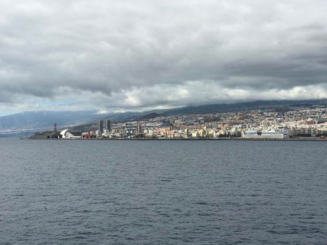 Skyline from Santa Cruz Tenerife Canary Islands