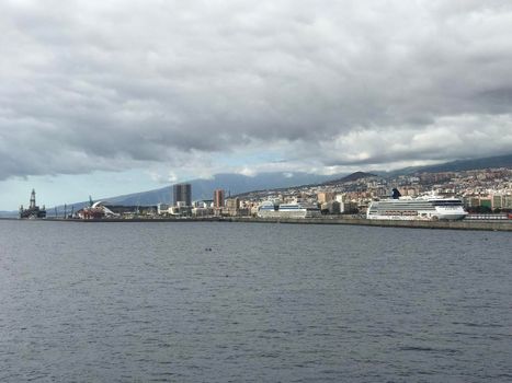 Skyline from Santa Cruz Tenerife Canary Islands