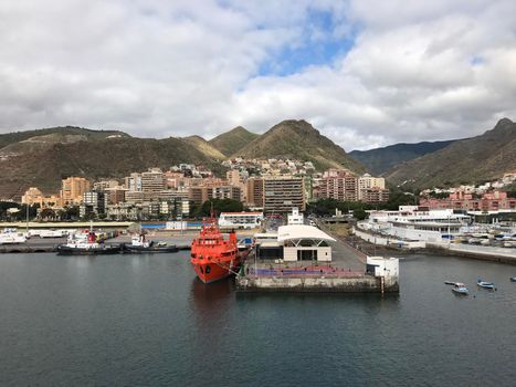 Harbour in Santa Cruz Tenerife Canary Islands