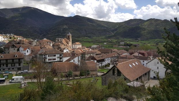 Village Huesca in Spain