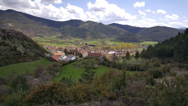 Village Huesca in Spain