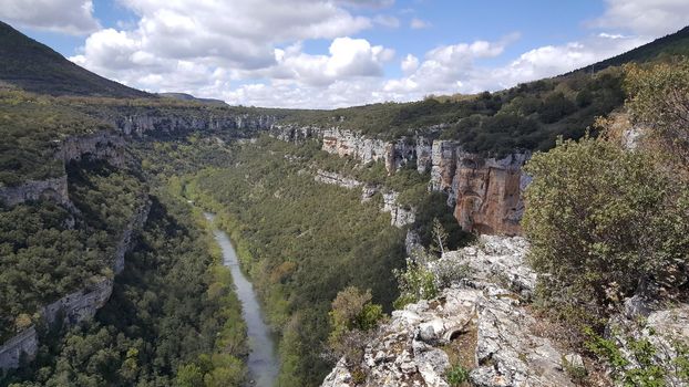 Mirador Del Cañon Del Ebro a canyon in Spain