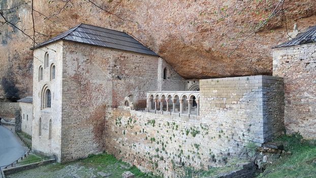 Real Monasterio San Juan de la Peña in Spain