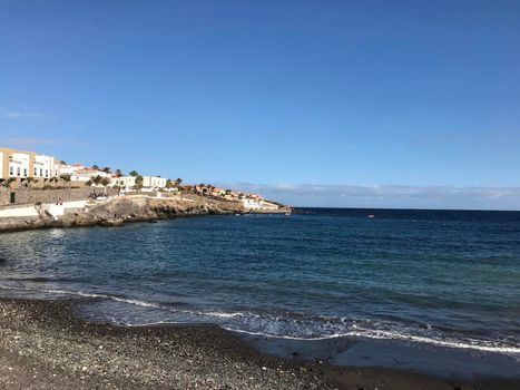 Beach at Poris de Abona Tenerife Canary Islands