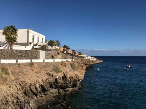 Houses at Poris de Abona Tenerife Canary Islands