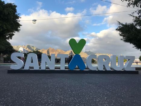  Santa Cruz de Tenerife sign