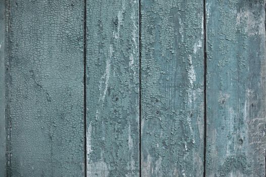 natural old blue wood background