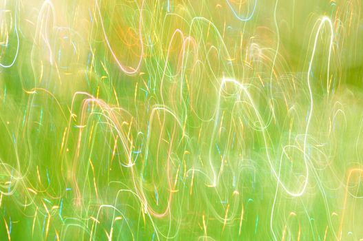 Abstract background glow green amber