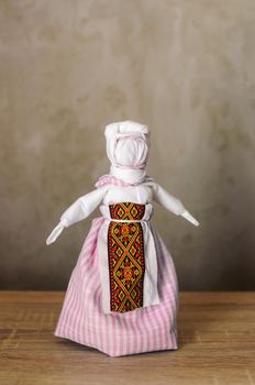 traditional Ukrainian motanka doll handmade