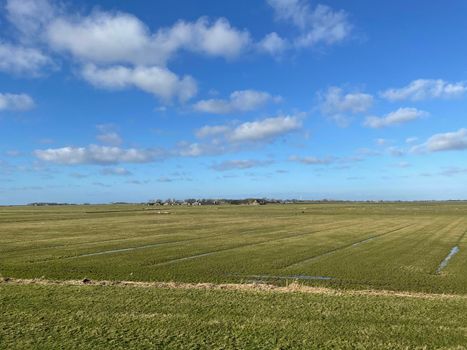 Farmland around Laaksum in Friesland, The Netherlands