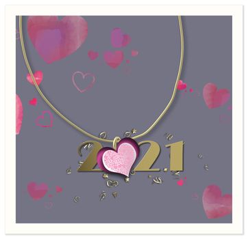 valentines day collage, hearts, pastel pink grey colours. Paper hearts, pink hearts, neckless on pastel background. 3d illustration
