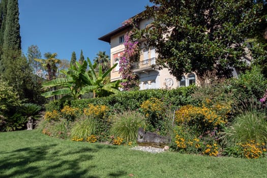 André Heller Botanical Garden. Gardone Riviera (BS), ITALY - August 25, 2020