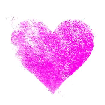 Vintage pink heart. Great for Valentine's Day, wedding, scrapbook, grunge surface textures.