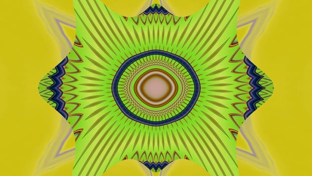 Abstract fantasy yellow background with an ornament. For the design