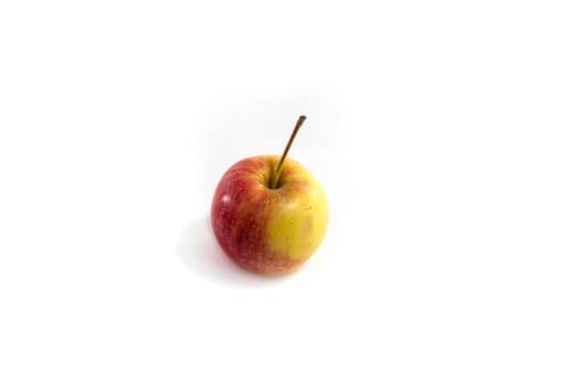 Red apple isolated on the white background