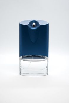 Bottle of perfume isolated over a white background