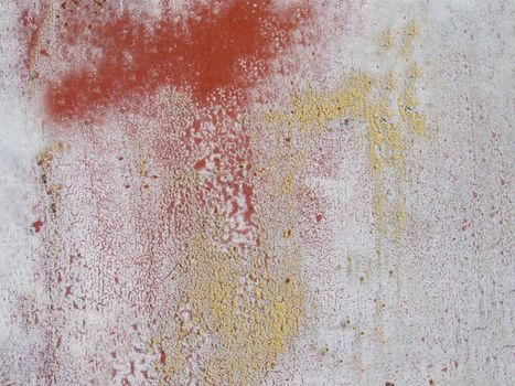 The old wall surface is yellow red with irregularities and roughness.Texture or background