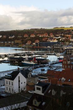 The harbour of Lemvig, Denmark