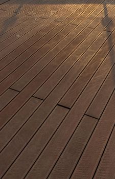 WPC terrace decking boards for background.for background. Copy space, No focus, specifically.