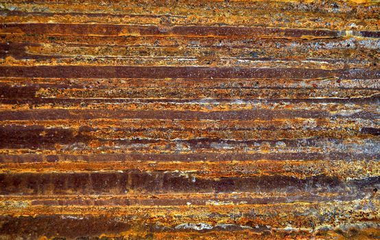 Closeup Rusted Galvanized iron plate, texture for background