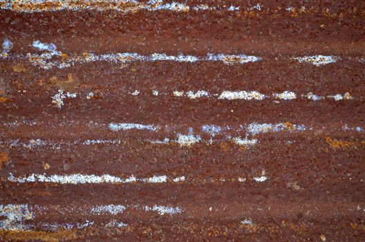 Closeup Rusted Galvanized iron plate, texture for background