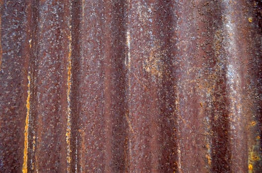 Closeup Rusted Galvanized iron plate, texture for background