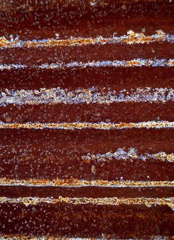 Closeup Rusted Galvanized iron plate, texture for background