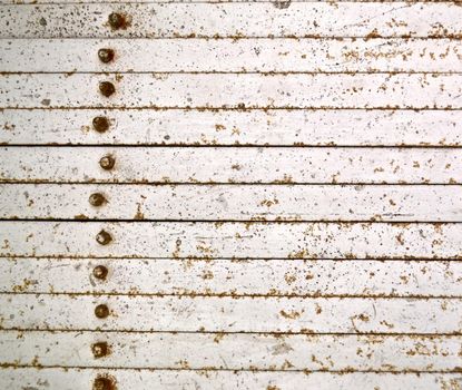 Closeup Rusted Galvanized iron plate, texture for background