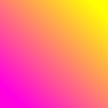 Basic smooth pink yellow color gradient illustration.