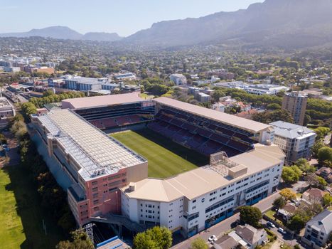 15 October 2020 - Cape Town, South Africa: Newlands rugby stadium in Cape Town, South Africa