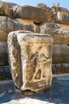 Ancient ruins in Ephesus Turkey, Ephesus contains the ancient largest collection of Roman ruins in the eastern,Turkey