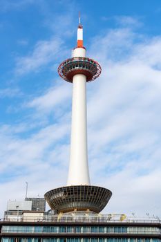 Kyoto Tower the tallest structure in Kyoto,Japan