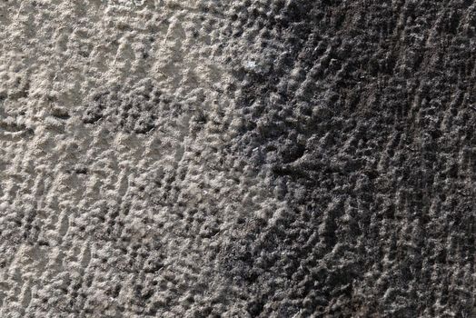 Rough Black and white rough surface close-up.Texture or background