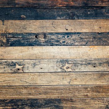 Wodden pattern of classic wood plank wall texture background. Retro decoration material for classical building 