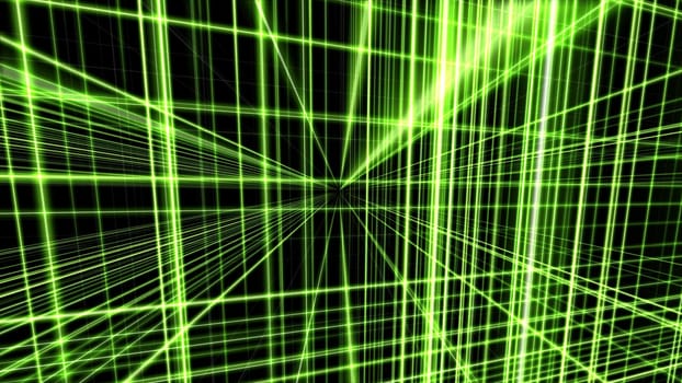 3d lines neon background abstract, render illustration