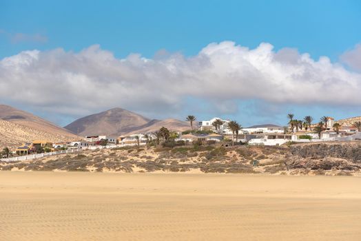 Cityscape in Sotovento, Fuerteventura, Spain.