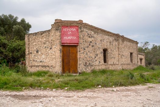 Villa Cañada del Sauce, Cordoba, Argentina. : 2015 19 Janaury : Supermarket , Old Rural House in Villa Cañada del Sauce, Cordoba, Argentina in janaury 2015.