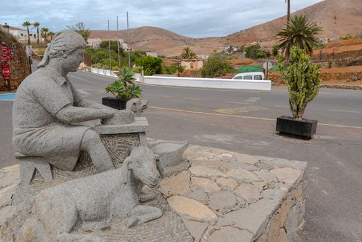 Betancuria, Fuerteventura, Spain : 2020 October 6 :  Cityscape in Bentancuria on the island of Fuerteventura in Spain in summer.