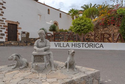 Betancuria, Fuerteventura, Spain : 2020 October 6 :  Cityscape in Bentancuria on the island of Fuerteventura in Spain in summer.